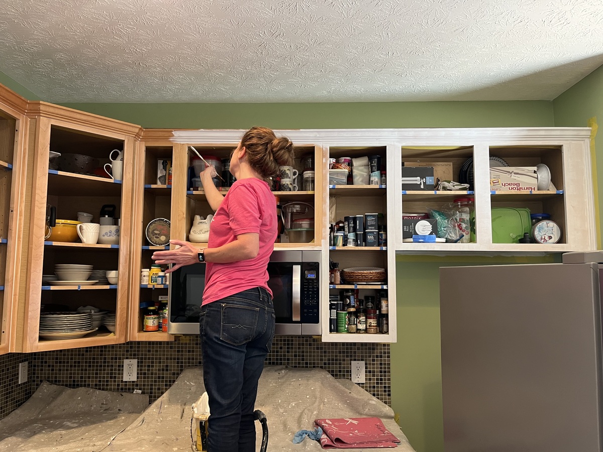 Painting Crown Molding